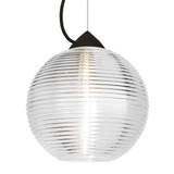Kristall 8 1 Light Small Cord Pendant with Dome Canopy by Besa - 1KX-4616