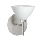 Domi 1 Light Contemporary Wall Sconce 6.75 Inch Tall by Besa - 1SW-1743