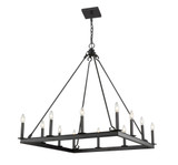 Barclay 12 Light Chandelier 34 Inches Wide by 38.75 Inches High by Z-Lite - 482S-12