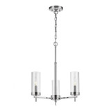 Zire 3 Light Small Chandelier by Visual Comfort Studio 3190303