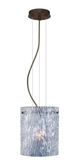 Tamburo 8 1 Light Small Cable Pendant with Flat Canopy by Besa - 1KG-TAMBURO8