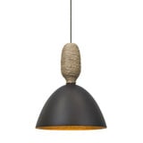 Creed One Light Pendant with Flat Canopy 8 x 10 Inches by Besa  - 1XT-CREED