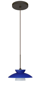Trilo 7 1 Light Small Cord Pendant by Besa - 1XT-TRILO7