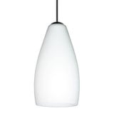 Karli 1 Light Mini Cord Pendant with Flat Canopy by Besa - 1XT-KARLI