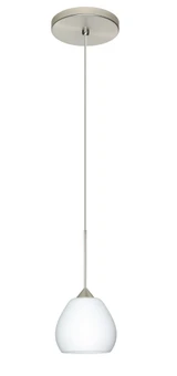 Tay Tay 1 Light Mini Cord Pendant with Flat Canopy by Besa - 1XT-TAYTAY