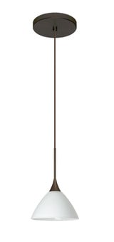 Domi 1 Light Mini Cord Pendant by Besa - 1XT-DOMI