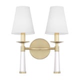Baxter 2 Light Candle Style Wall Sconce by Crystorama - 8862