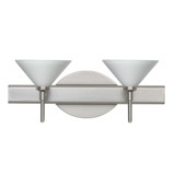 Kona 2 Light Vanity Light 14.63 Inch Wide by Besa - 2SW-KONA