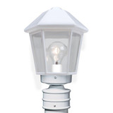Costaluz 3272 Series One Light Outdoor Post Mount 8.5 x 13.75 In by Besa  - 3272-POST