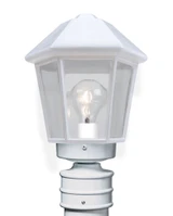 Costaluz 3272 Series One Light Outdoor Post Mount 8.5 x 13.75 In by Besa  - 3272-POST