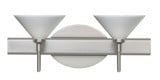 Kona 2 Light Vanity Light 14.63 Inch Wide by Besa - 2SW-KONA