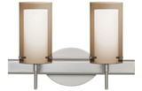 Pahu 4 2 LED Light Vanity Light 14.63 Inch Wide by Besa - 2SW-PAHU4