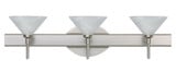 Kona 3 Light Vanity Light 22.5 Inch Wide by Besa - 3SW-KONA