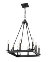 Barclay 8 Light Chandelier 20 Inches Wide by 31 Inches High by Z-Lite - 482S-8-20