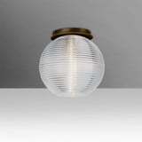 Kristall 8 1 Light 10 Inch Wide Semi Flush Mount by Besa - 4616