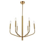 Eleanor 6 Light Medium Chandelier by Dainolite - ELN-246C
