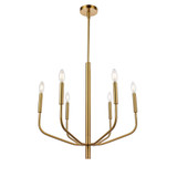 Eleanor 6 Light Medium Chandelier by Dainolite - ELN-246C