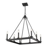 Barclay 8 Light Chandelier 26 Inches Wide by 31.5 Inches High by Z-Lite - 482S-8-26
