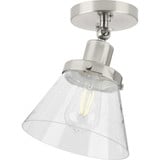 Hinton 1 Light 8 Inch Wide Flush Mount by Progress - P350198