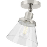 Hinton 1 Light 8 Inch Wide Flush Mount by Progress - P350198