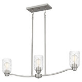 Acacia 3 Light Oversized Linear Chandelier by Quoizel - ACA335