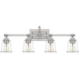 Nicholas 4 Light Coastal Vanity Light by Quoizel - NLC8604