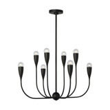 Maya 8 Light Chandelier 17.75 Inch Tall and 27.38 Inch Wide by Generation - GLC1218