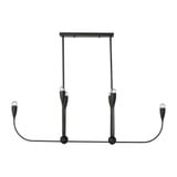 Maya 6 Light Linear Chandelier 17.25 Inch Tall X 48 Inch Wide by Generation - GLC1226