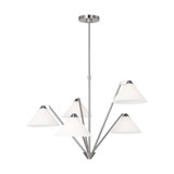 Werley 5 Light Chandelier 21.25 Inch Tall and 30.38 Inch Wide by Generation - GLC1255