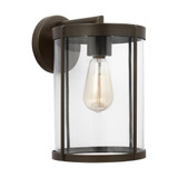 Luning 1 Light Medium Outdoor Wall Lantern 8.13 Inch Wide by Generation - GLO1101