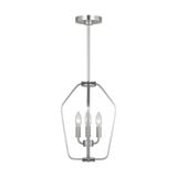 Kennan 3 Light Chandelier 15 Inch Tall and 11 Inch Wide by Generation - GLC1283