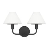 Mendota 2 Light Medium Wall Sconce 11 Inch and 18 Inch Wide by Generation - GLW1022