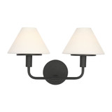 Mendota 2 Light Medium Wall Sconce 11 Inch and 18 Inch Wide by Generation - GLW1022