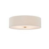 Textile 6 Light 30 Inch Wide Flush Mount by Justice Design - FAB-9733