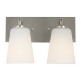 Miles 2 Light Medium Bath Vanity 8 Inch Tall and 12 Inch Wide by Generation - GLV10-2