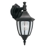 Budget Cast Aluminum 1 Clear Beveled Wall Lantern by Designers Fountain - 2461