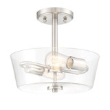 Westin 2 Light 12 Inch Wide Semi Flush Mount by Designers Fountain - 95711