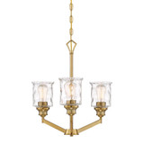 Drake 3 Light Small Chandelier by Designers Fountain - 96383