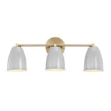 Biba 3 Light Bath Vanity 9 Inch Tall and 24 Inch Wide by Designers Fountain - BIBA-3B