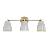 Biba 3 Light Bath Vanity 9 Inch Tall and 24 Inch Wide by Designers Fountain - BIBA-3B