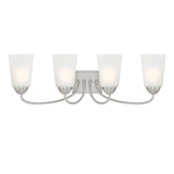 Malone 4 Light Vanity Light by Designers Fountain - D267M-4B-BN