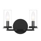 Hudson Heights 2 Light Vanity Light by Designers Fountain - D268C-2B-MB