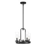 Hudson Heights 4 Light Medium Medium Pendant by Designers Fountain - D268C-14P-MB