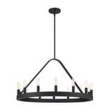 Carousel 14 Light Large Chandelier by Designers Fountain - D254C-14CH-BK