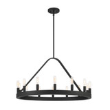 Carousel 14 Light Large Chandelier by Designers Fountain - D254C-14CH-BK