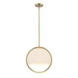 Eterna 1 Light Medium Pendant 16.75 Inch Tall by Designers Fountain - D274M-16P-BG