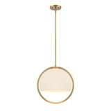 Eterna 1 Light Medium Pendant 16.75 Inch Tall by Designers Fountain - D274M-16P-BG