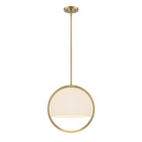 Eterna 1 Light Medium Pendant 16.75 Inch Tall by Designers Fountain - D274M-16P-BG