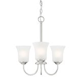 Bronson 3 Light Small Chandelier by Designers Fountain - D278M-3CH-BN