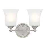 Bronson 2 Light Vanity Light by Designers Fountain - D278M-2B-BN